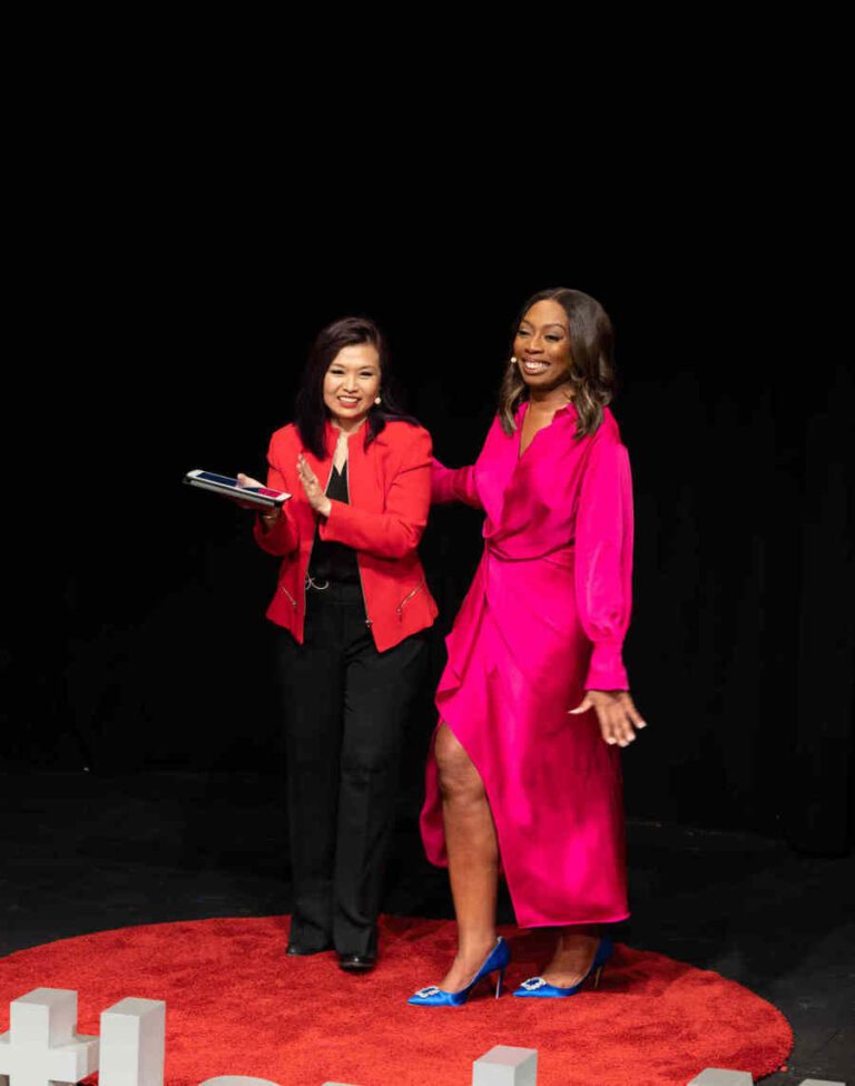 Jacqui Chew adn Chanel Frazier at TEDxAtlantaWomen